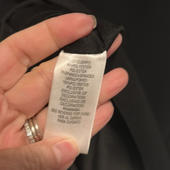 Sandra Darren Dress Size 10 Black - Picture 9 of 9